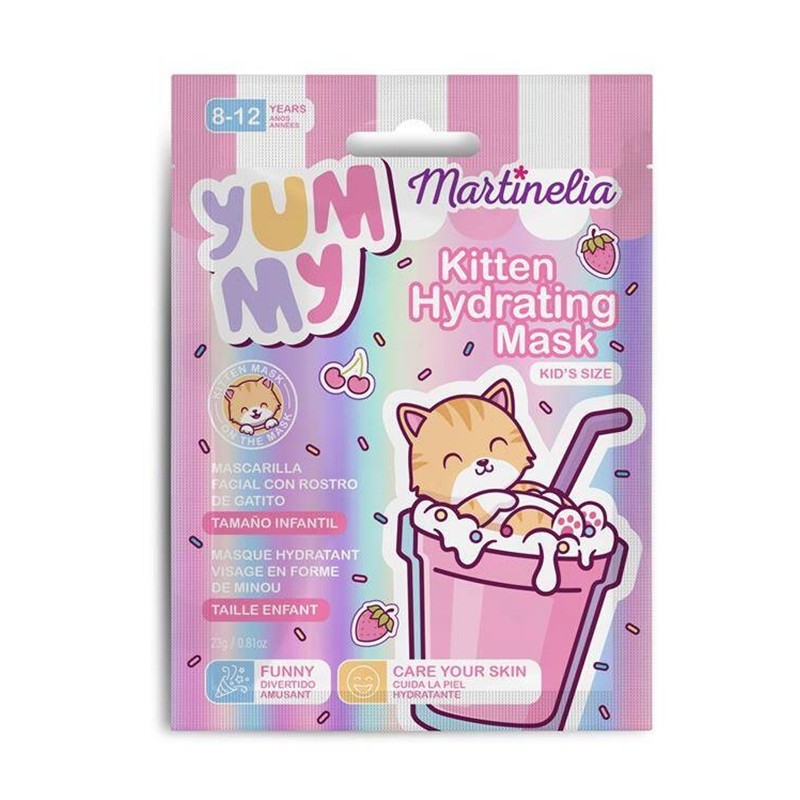 26680231757484427 Yummy Kitten Hydrating Mask maseczka nawilżająca dla dzieci w płachcie Kot 23g - obrazek 1