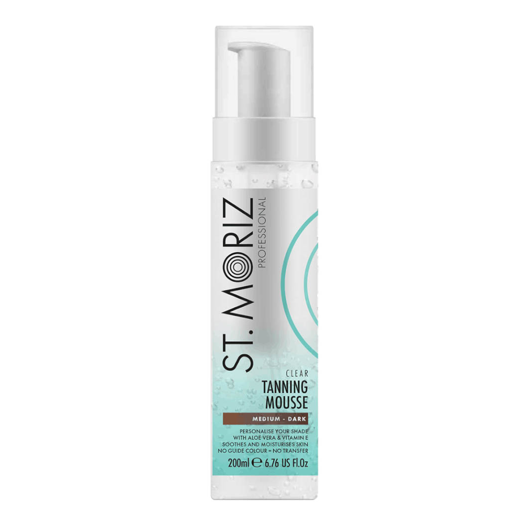 26698331649394329 Professional Clear Tanning Mousse bezbarwny mus samoopalający Medium Dark 200ml - obrazek 1