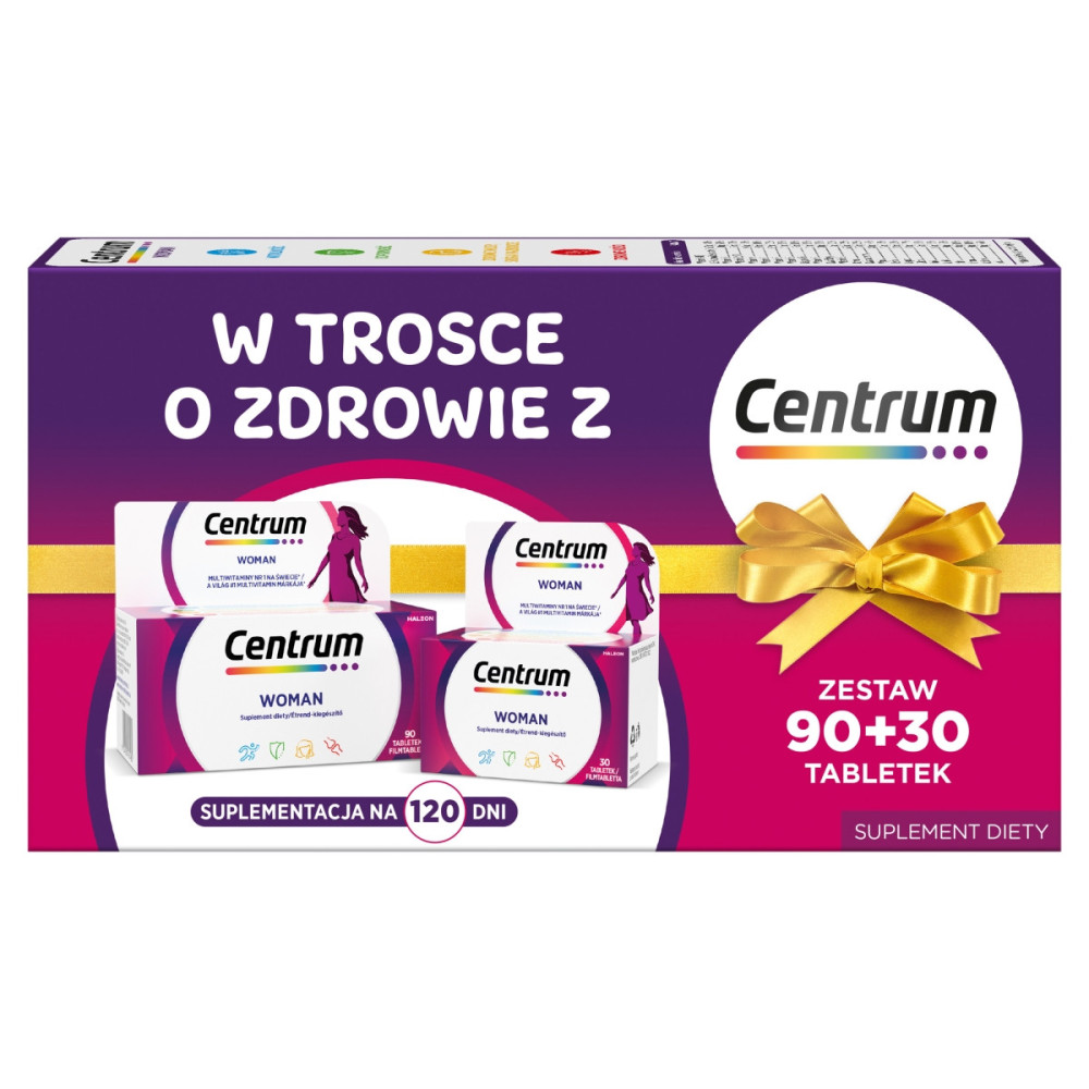 26895411765227129 Woman multiwitaminy dla kobiet suplement diety 90 + 30 tabletek - obrazek 1
