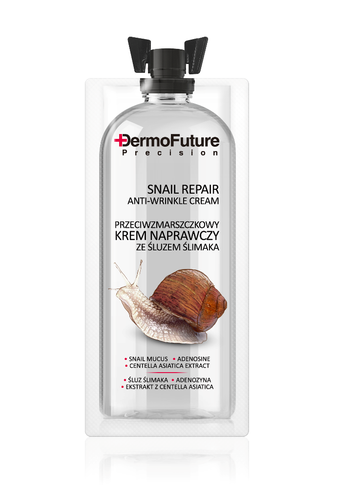 26945151580810395 Snail Repair Anti-Wrinkle Face Cream przeciwzmarszczkowy krem naprawczy ze śluzem ślimaka 12ml - obrazek 1