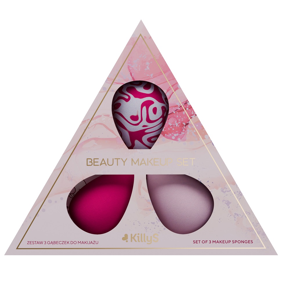 26959411738947789 Beauty Makeup zestaw 3 gąbeczek do makijażu - obrazek 1