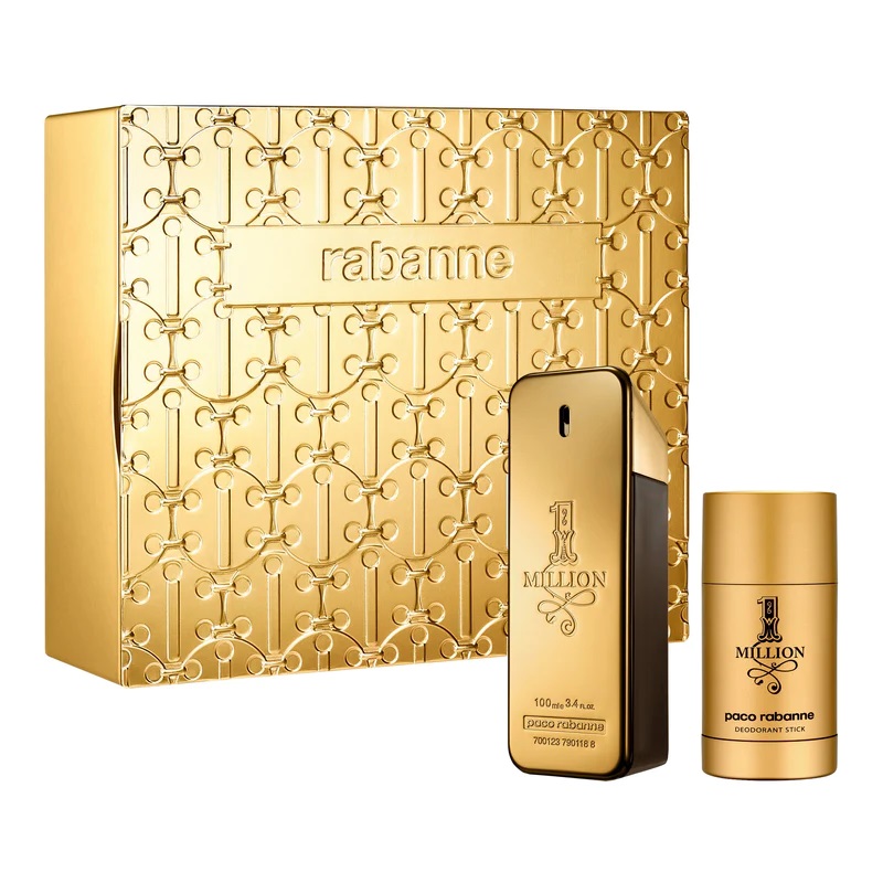 26970361711453514 1 Million Men zestaw woda toaletowa spray 100ml + dezodorant w sztyfcie 75ml - obrazek 1