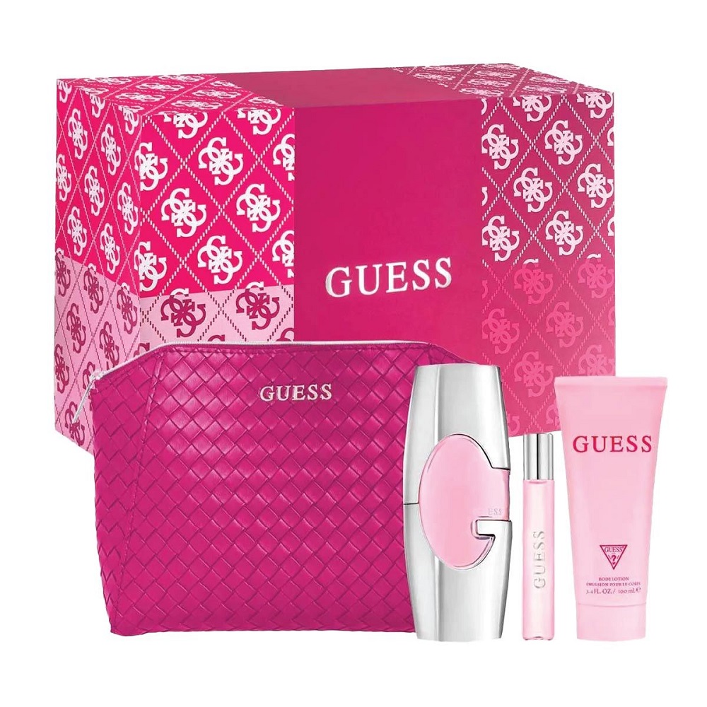 26987541761122786 Women zestaw woda perfumowana spray 75ml + woda perfumowana spray 15ml + balsam do ciała 100ml + kosmetyczka - obrazek 1