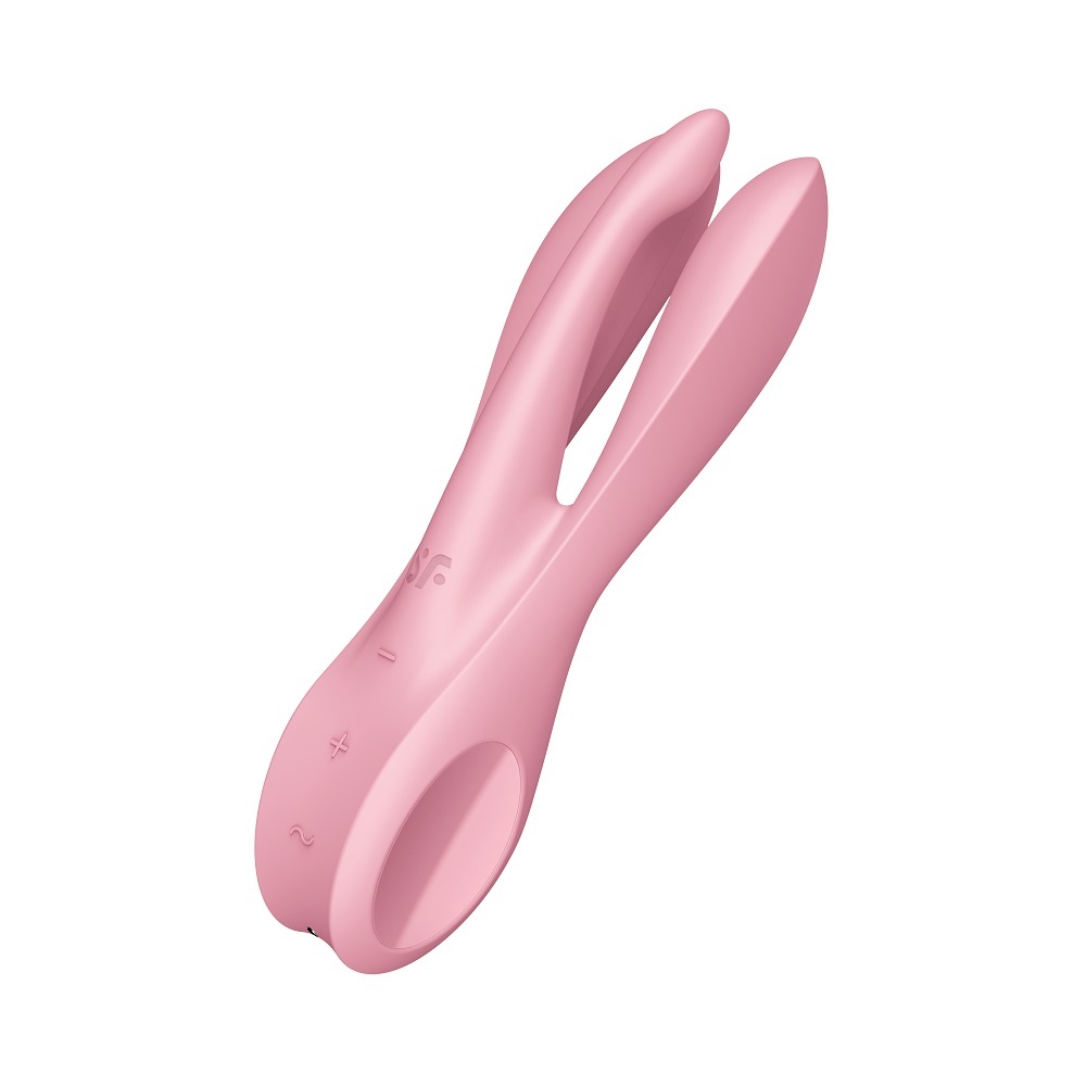 27048201665560798 Threesome 1 wibrator Pink - obrazek 1