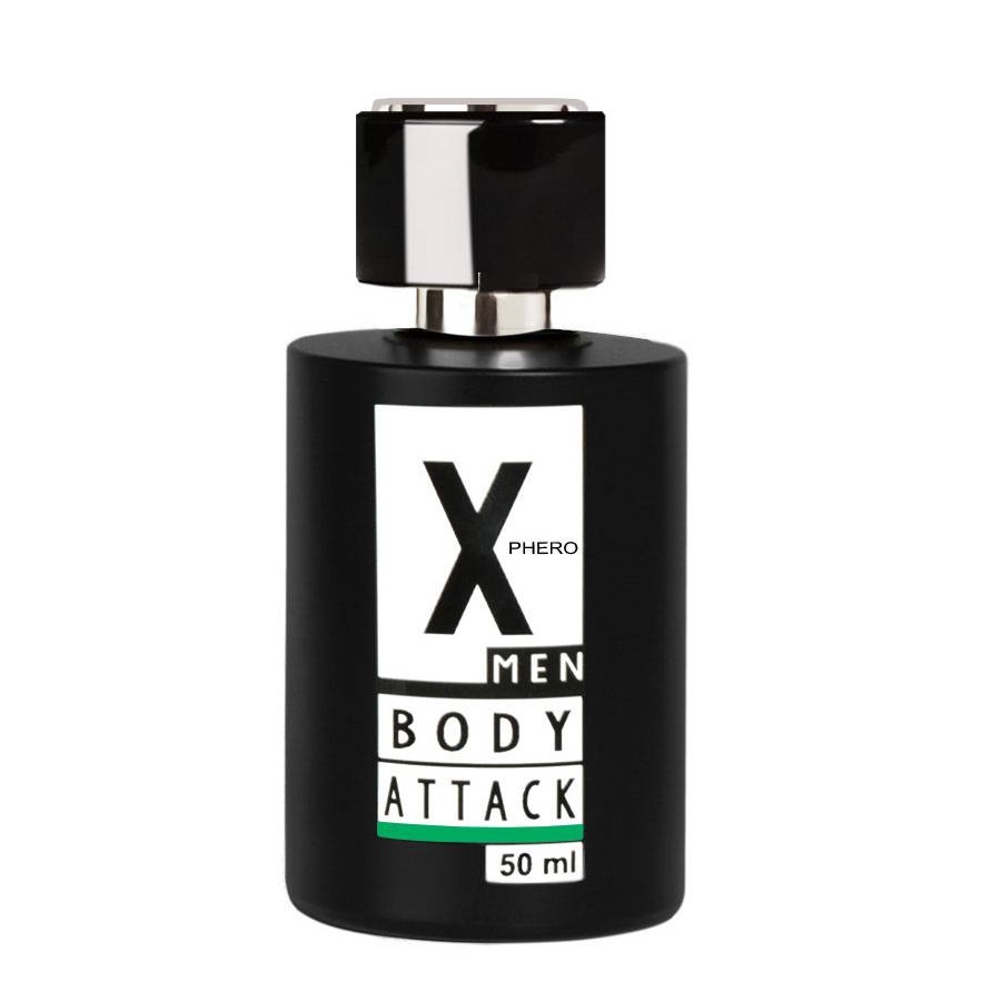 27086571682681310 Body Attack Green perfumy z feromonami dla mężczyzn 50ml - obrazek 1