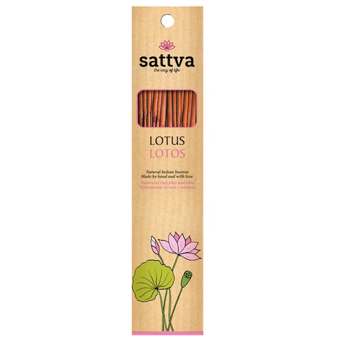 2734601624440524 Natural Indian Incense naturalne indyjskie kadzidełko Lotos 15szt - obrazek 1