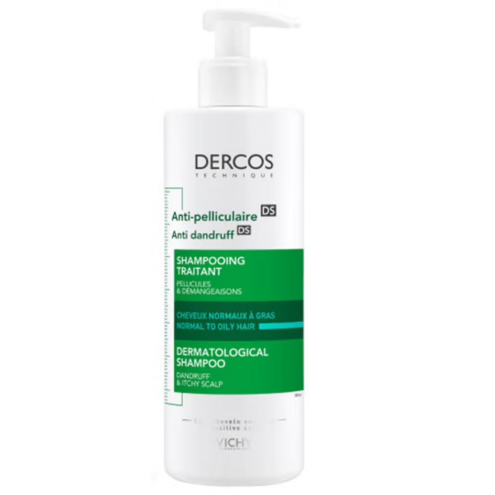 27492581699951506 Dercos Anti-Dandruff szampon przeciwłupieżowy do włosów normalnych i przetłuszczających się 390ml - obrazek 1
