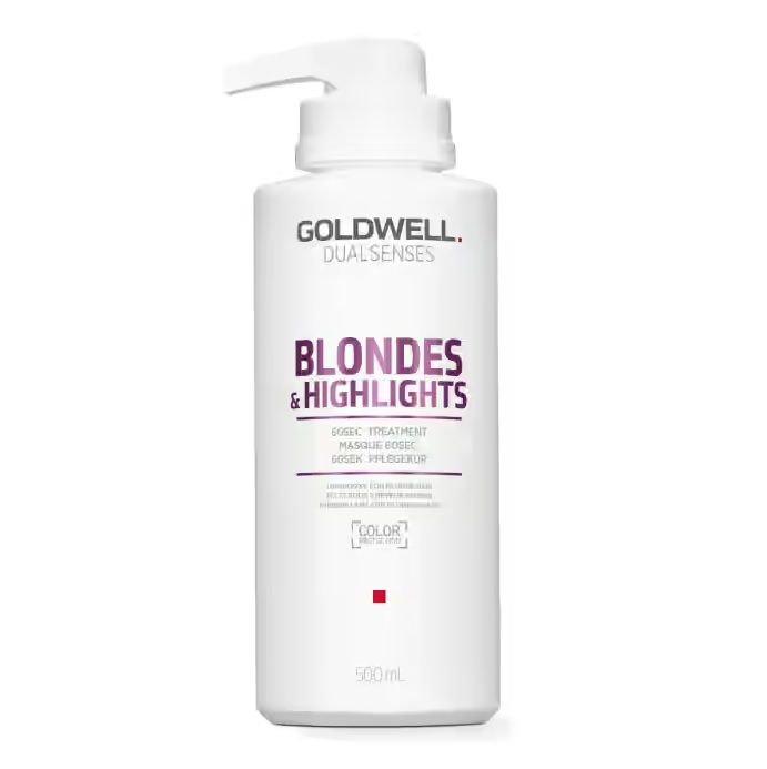 2762131658138474 Dualsenses Blondes&Highlights 60sec Treatment 60-sekundowa kuracja dla włosów blond i z pasemkami 500ml - obrazek 1