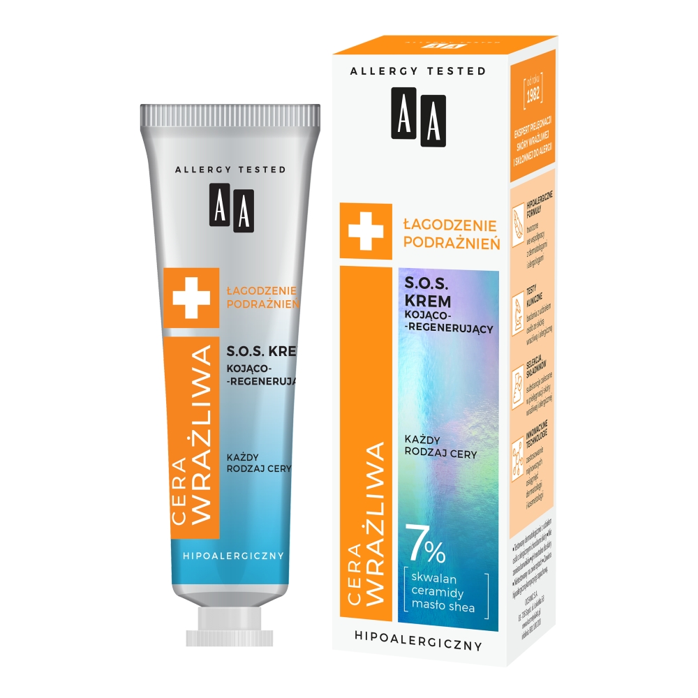 27649391662984948 Cera Wrażliwa S.O.S. krem kojąco-regenerujący 50ml - obrazek 1