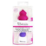 2 Miracle Sponges + 2 Stands zestaw gąbeczki do makijażu x2 + stojaki na gąbeczki x2