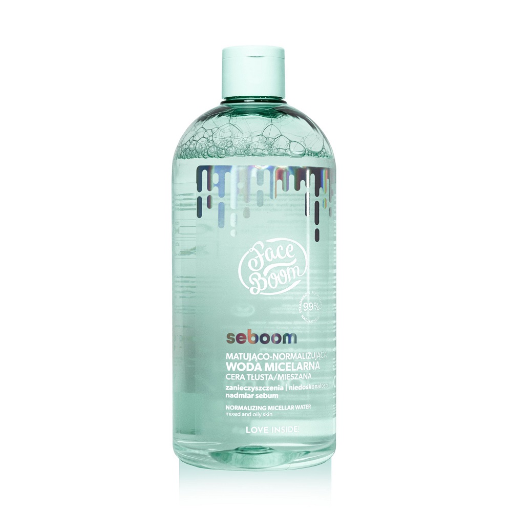 27693131676007835 Seboom matująco-normalizująca woda micelarna Czujna Estetka 500ml - obrazek 1