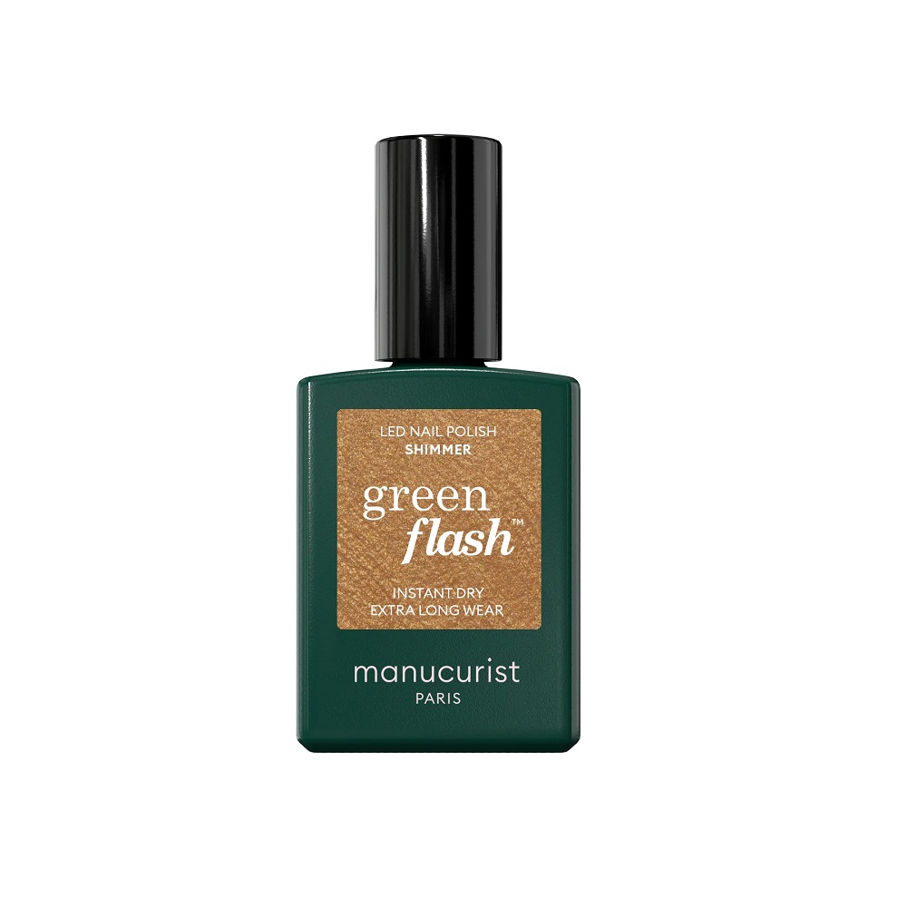 27757001768225606 Green Flash Nail Polish lakier do paznokci Shimmer 15ml - obrazek 1