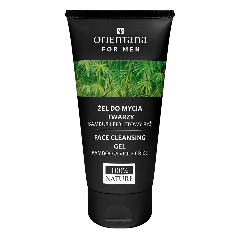 27798261755098916 For Men żel do mycia twarzy Bambus i Fioletowy Ryż 150ml - obrazek 1