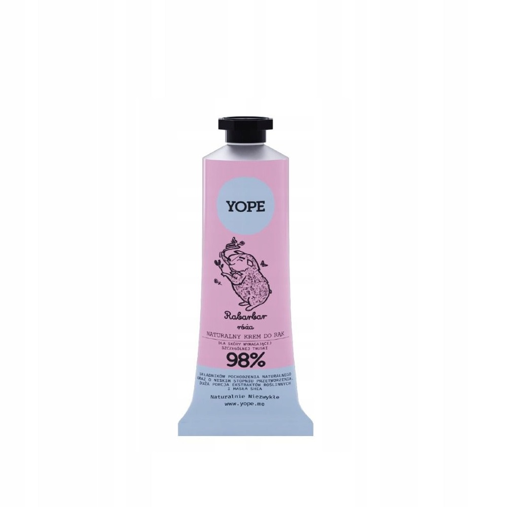 278151627889110 Naturalny krem do rąk Rabarbar i Róża 50ml - obrazek 1