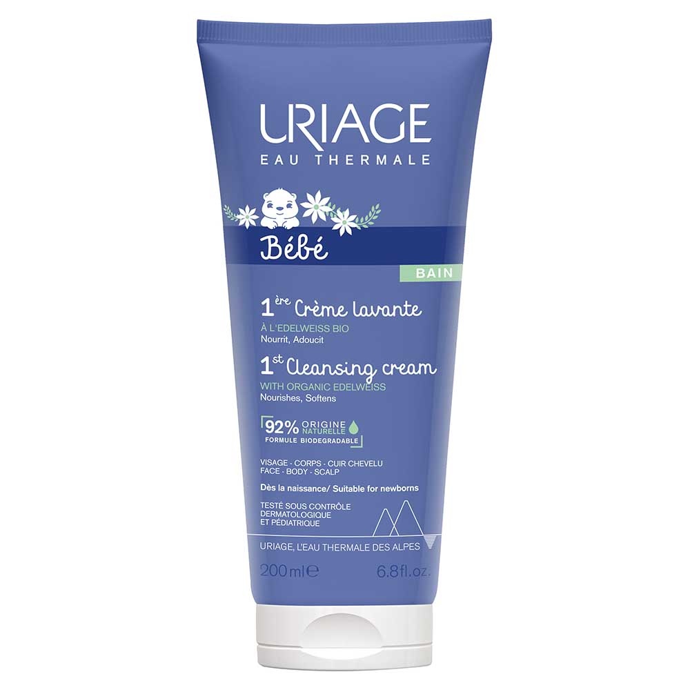 27908771670576606 Bebe 1st Cleansing Cream pieniący się krem do kąpieli dla dzieci 200ml - obrazek 1