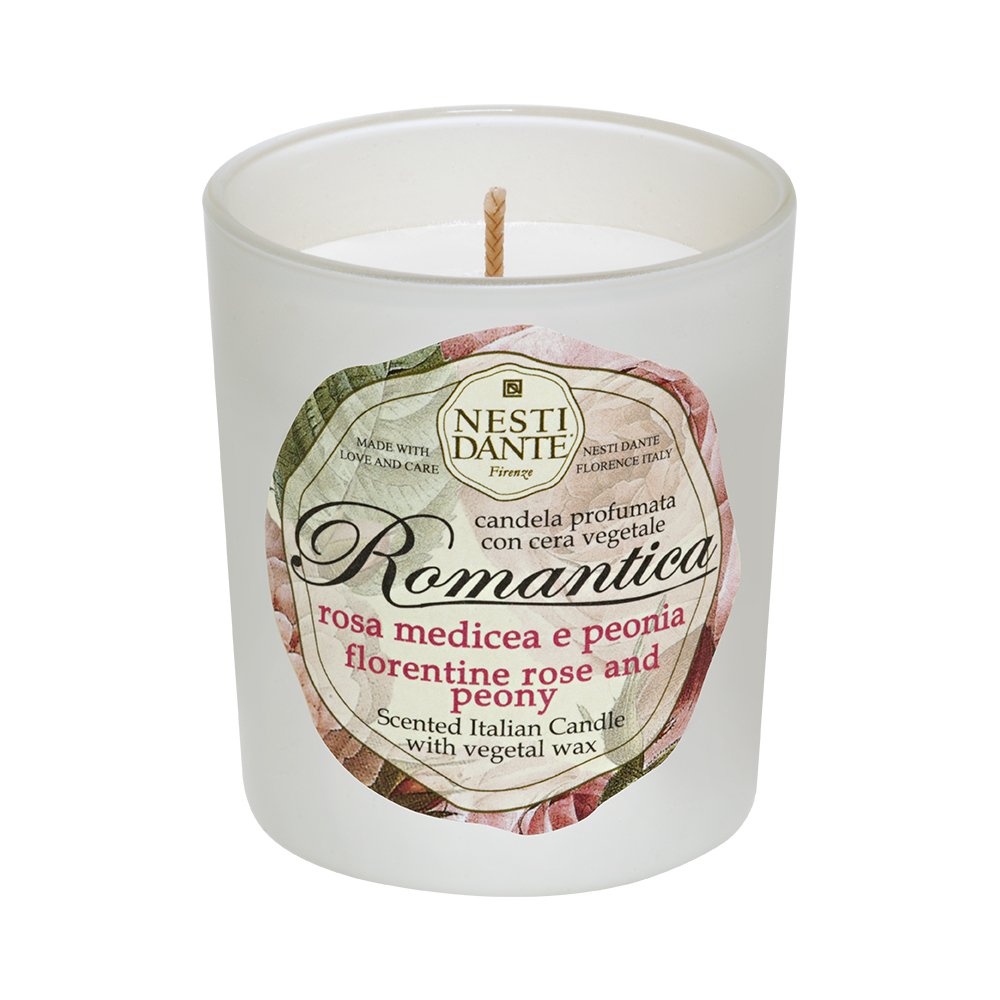 27944961642007363 Romantica Candle świeca zapachowa Róża & Piwonia 160g - obrazek 1