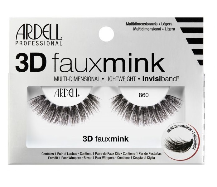 27980231588679083 3D Faux Mink para sztucznych rzęs 860 Black - obrazek 1