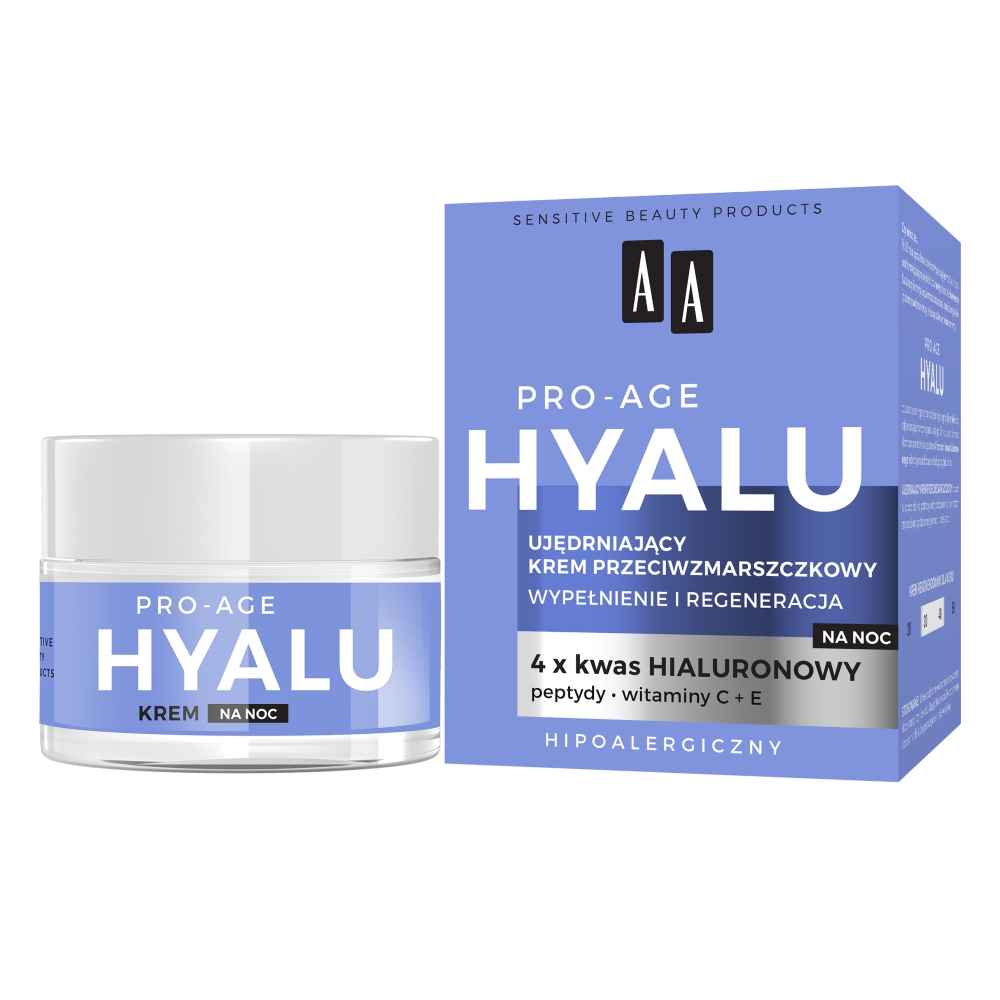 27980981681290994 Hyalu Pro-Age ujędrniający krem przeciwzmarszczkowy na noc 50ml - obrazek 1