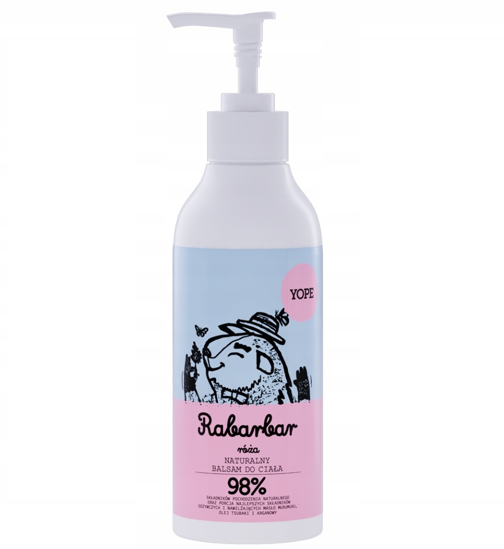 2800331627888791 Naturalny balsam do ciała Rabarbar i Róża 300ml - obrazek 1