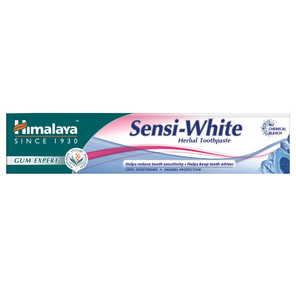 28048231659336576 Sensi-White ziołowa pasta wybielająca na wrażliwe i krwawiące dziąsła 75ml - obrazek 1