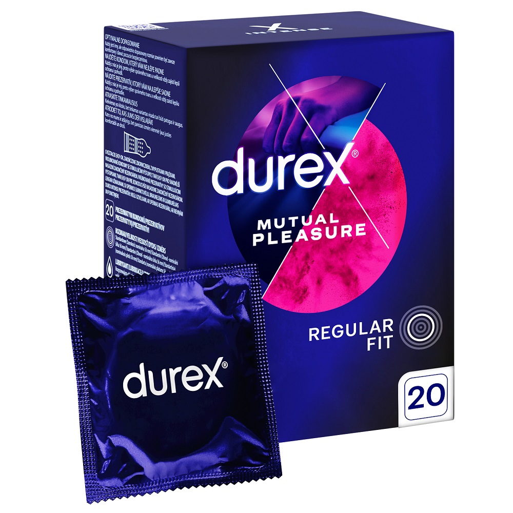 28056421729483099 Mutual Pleasure prezerwatywy z wypustkami opóźniające wytrysk 20szt - obrazek 1