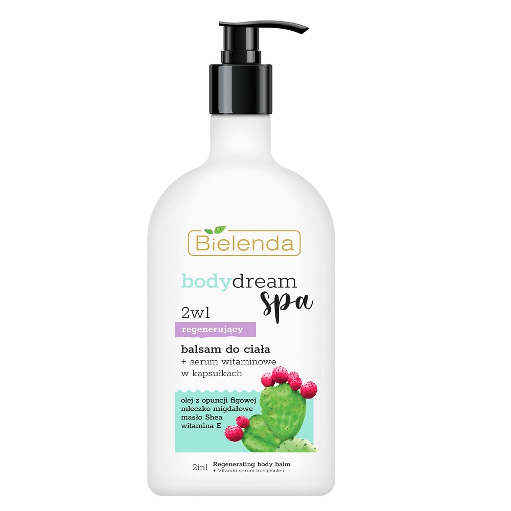 28111951693849825 Body Dream Spa 2w1 regenerujący balsam do ciała + serum witaminowe w kapsułkach 350ml - obrazek 1