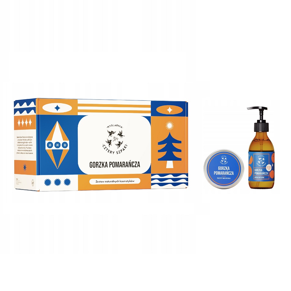28163071763711792 Gorzka Pomarańcza zestaw mydło w płynie 300ml + mus do ciała 150ml - obrazek 1