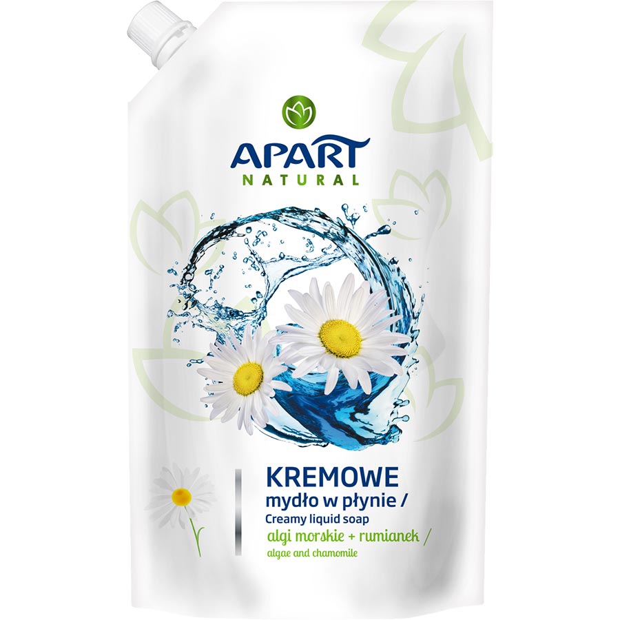 2818271571142431 Kremowe mydło w płynie Algi Morskie i Rumianek Refill 400ml - obrazek 1