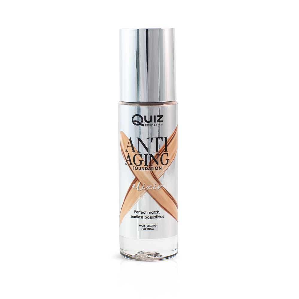 28282811758614399 Anti Aging Foundation podkład nawilżający wzbogacony witaminą E Golden Beige 30ml - obrazek 1
