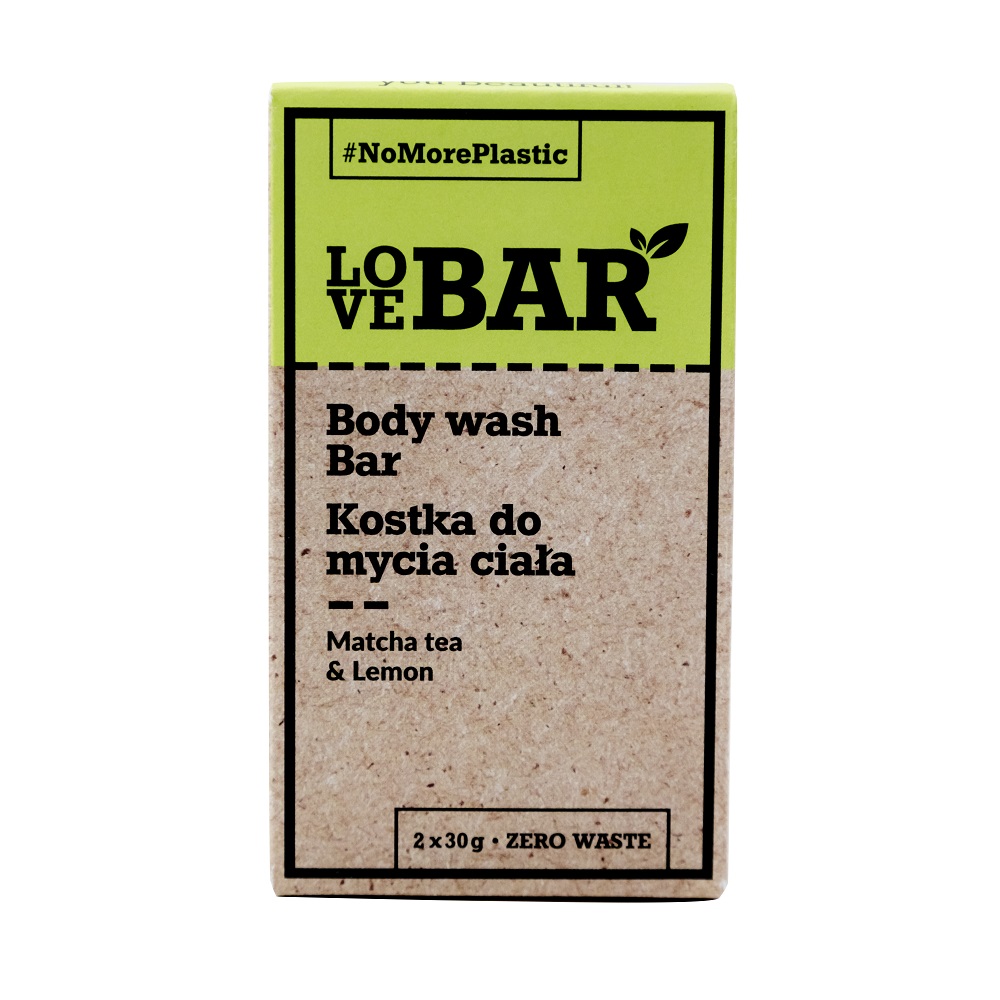 2842201614165462 Body Wash Bar kostka do mycia ciała Matcha & Limonka 2x30g - obrazek 1