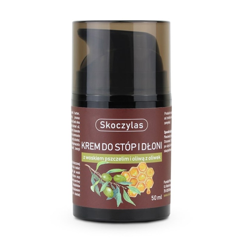 28520891767347493 Krem do stóp i dłoni z woskiem pszczelim i oliwą z oliwek 50ml - obrazek 1