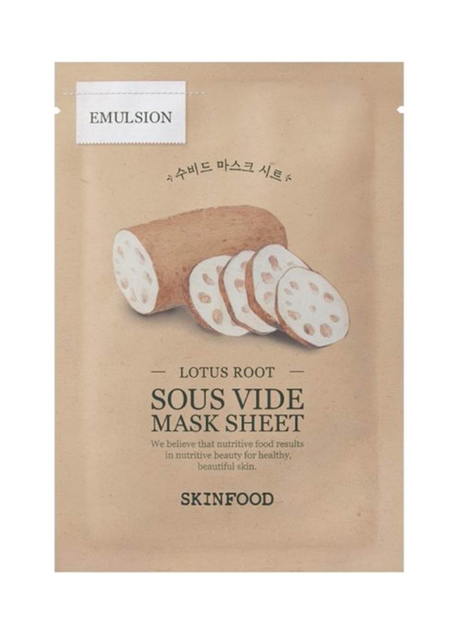 28531651631677144 Lotus Root Sous Vide Mask Sheet odżywcza maseczka w płachcie 20g - obrazek 1