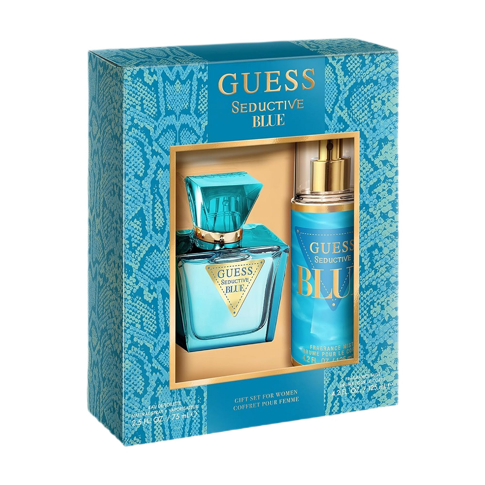 28542911751958783 Seductive Blue zestaw woda toaletowa spray 75ml + mgiełka do ciała 125ml - obrazek 1