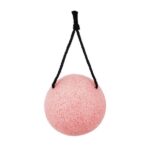 Konjac Facial Sponge gąbka do oczyszczania suchej i wrażliwej skóry twarzy Pink