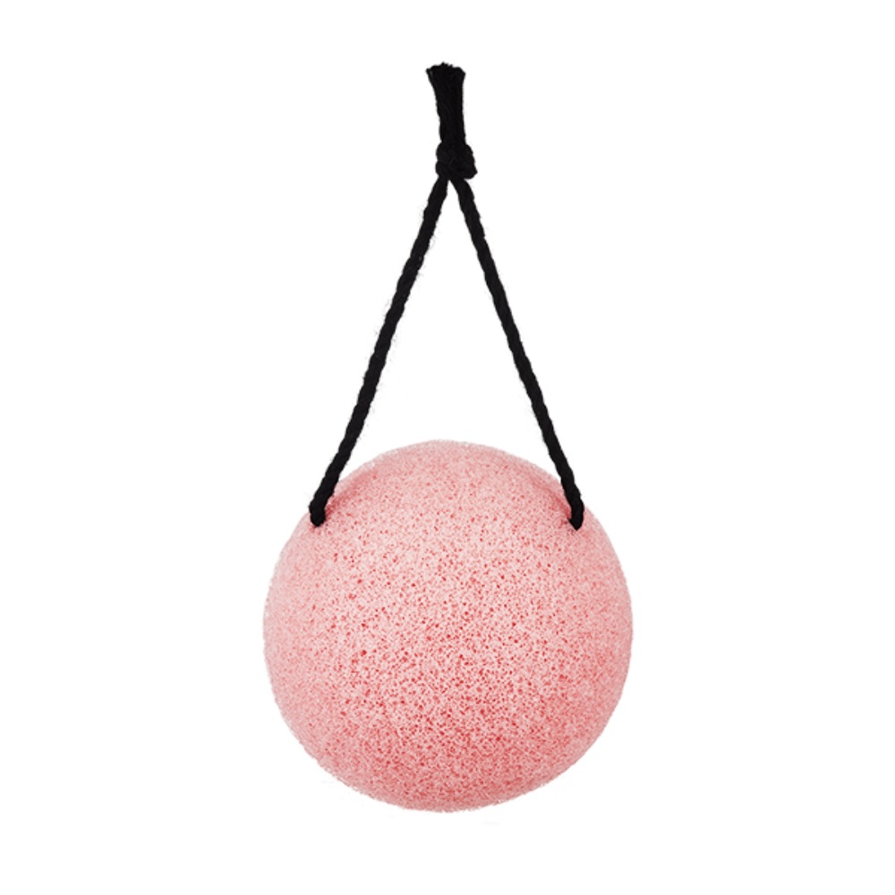 28556371675663392 Konjac Facial Sponge gąbka do oczyszczania suchej i wrażliwej skóry twarzy Pink - obrazek 1