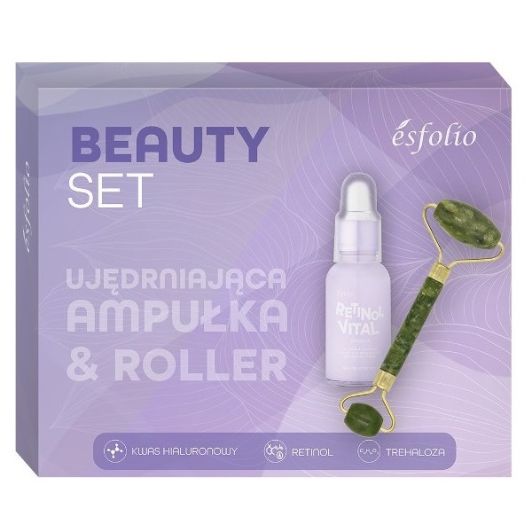 28580301734063689 Beauty Set zestaw ujędrniająca ampułka 30ml + roller z jadeitu - obrazek 1