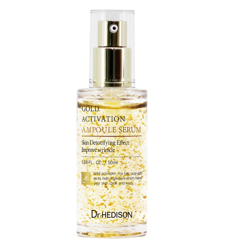 xr:d:DAFxm6ZP7qE:57,j:7652022159123946317,t:23101812 Gold Activation Ampoule serum do twarzy z 24k złotem 50ml - obrazek 1