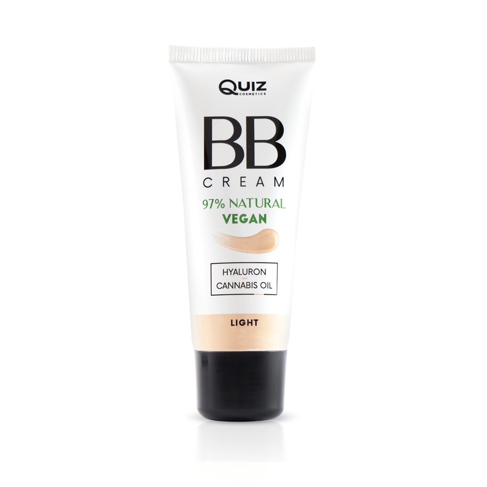 28651871758617305 BB Cream krem BB wzbogacony kwasem hialuronowym i olejem konopnym Light 30ml - obrazek 1