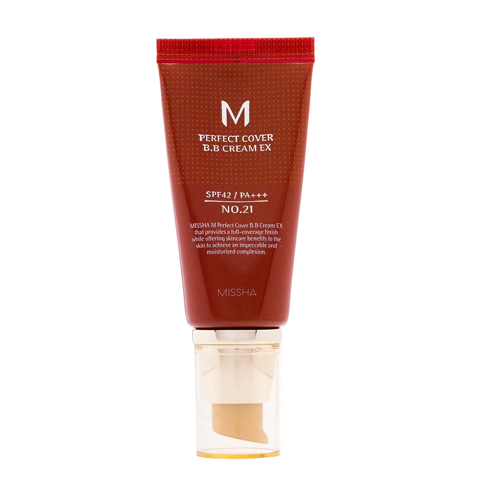 28658471721397009 M Perfect Cover BB Cream SPF42/PA+++ wielofunkcyjny krem BB No.21 Light Beige 50ml - obrazek 1