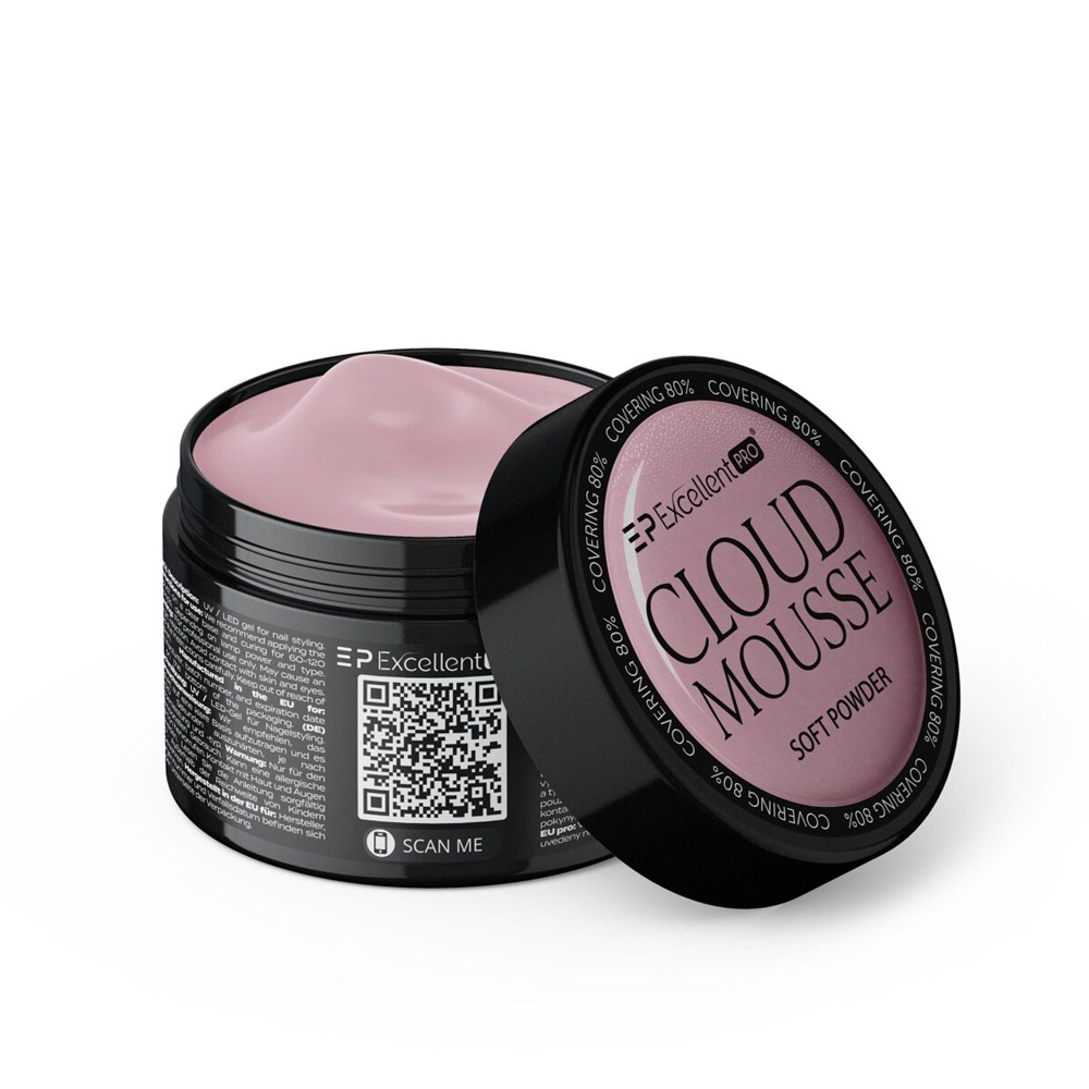 28667491766497787 Cloud Mousse żel budujący Soft Powder 15g - obrazek 1