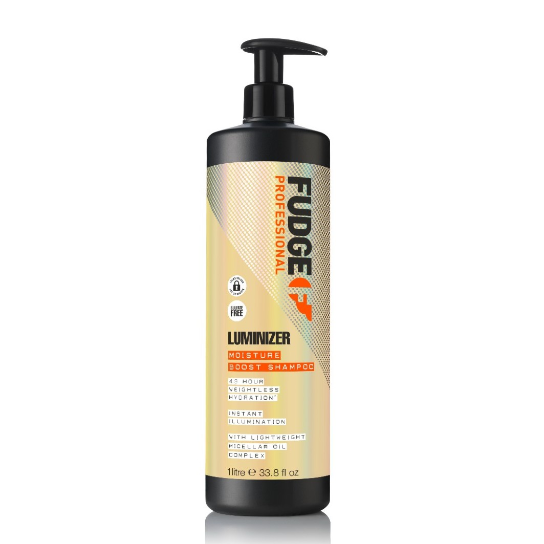28685791650637192 Luminizer Moisture Boost Shampoo szampon nawilżający chroniący kolor do włosów farbowanych i zniszczonych 1000ml - obrazek 1