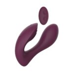 Essentials Ultra Dual Vibe podwójny wibrator z pilotem Purple