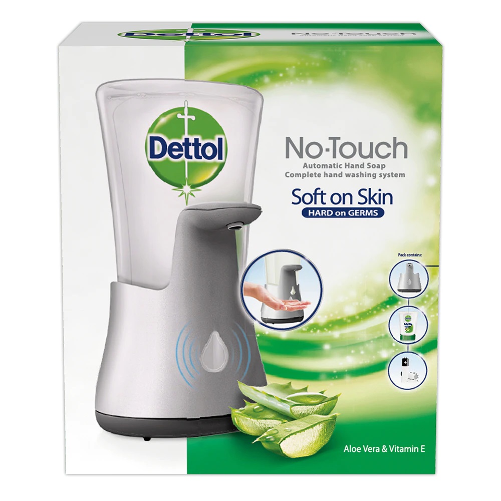 28703441656473154 Bezdotykowy aplikator mydła w płynie z mydłem aloes i witamina E 250ml - obrazek 1