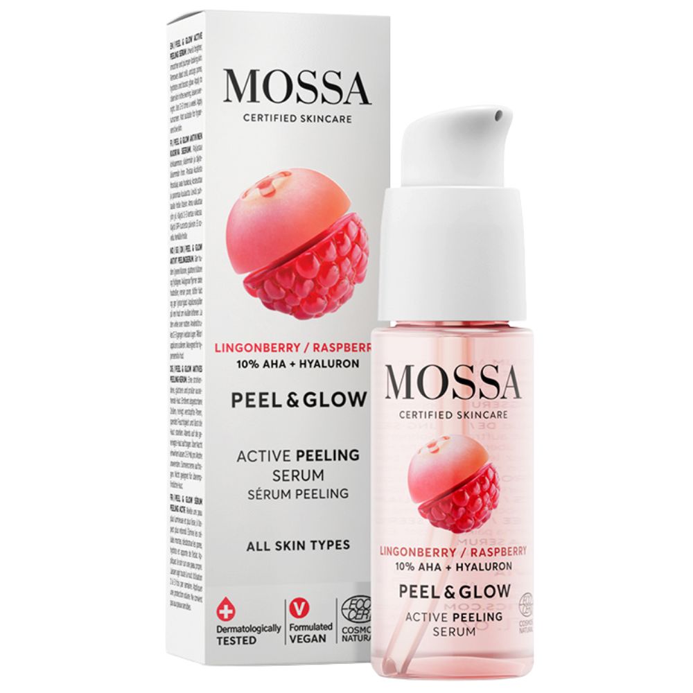 28894371751473300 Peel & Glow aktywne serum złuszczające na noc z maliną i borówką brusznicą 30ml - obrazek 1