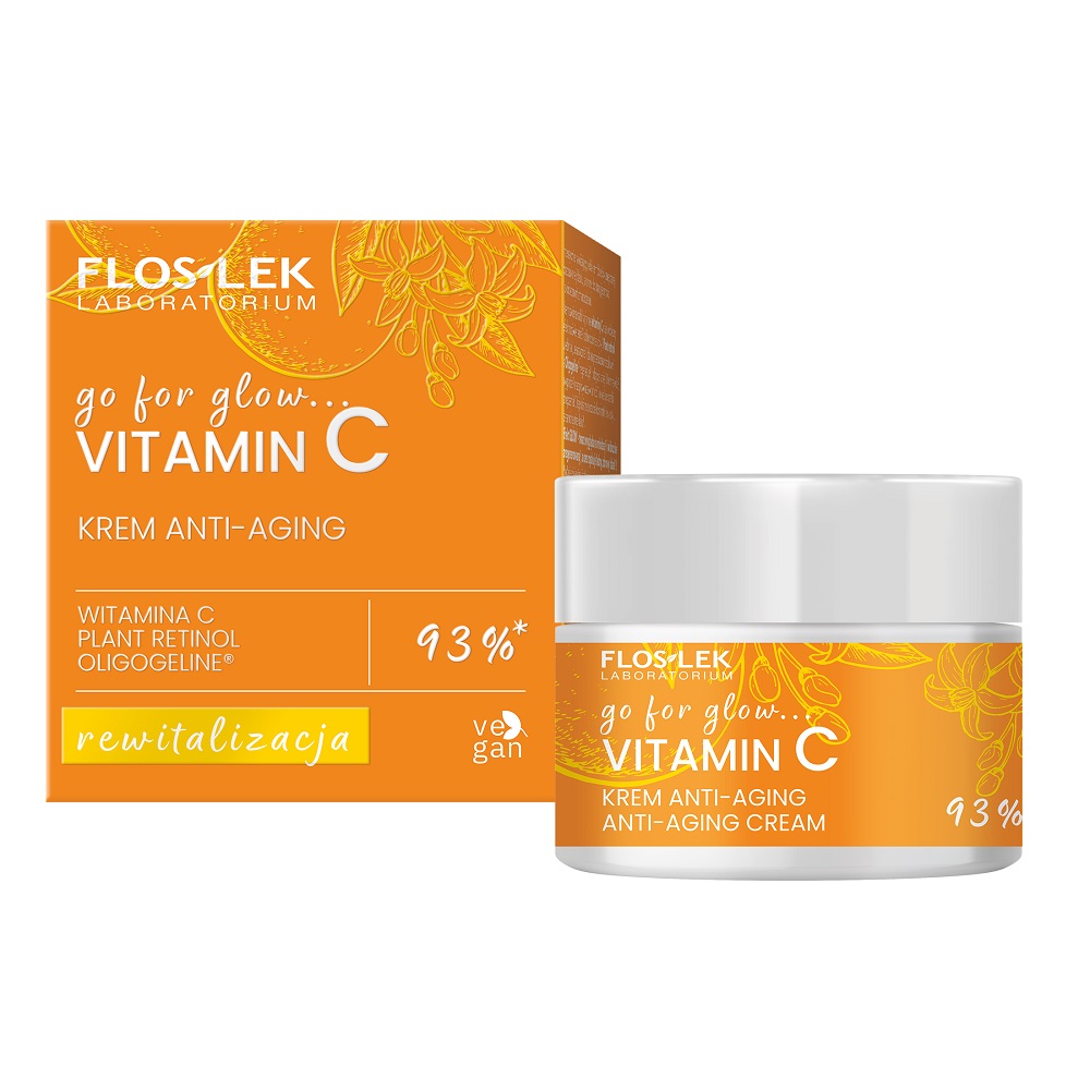 29007321747303451 go for glow…. VITAMIN C krem anti-aging na dzień i na noc 50ml - obrazek 1