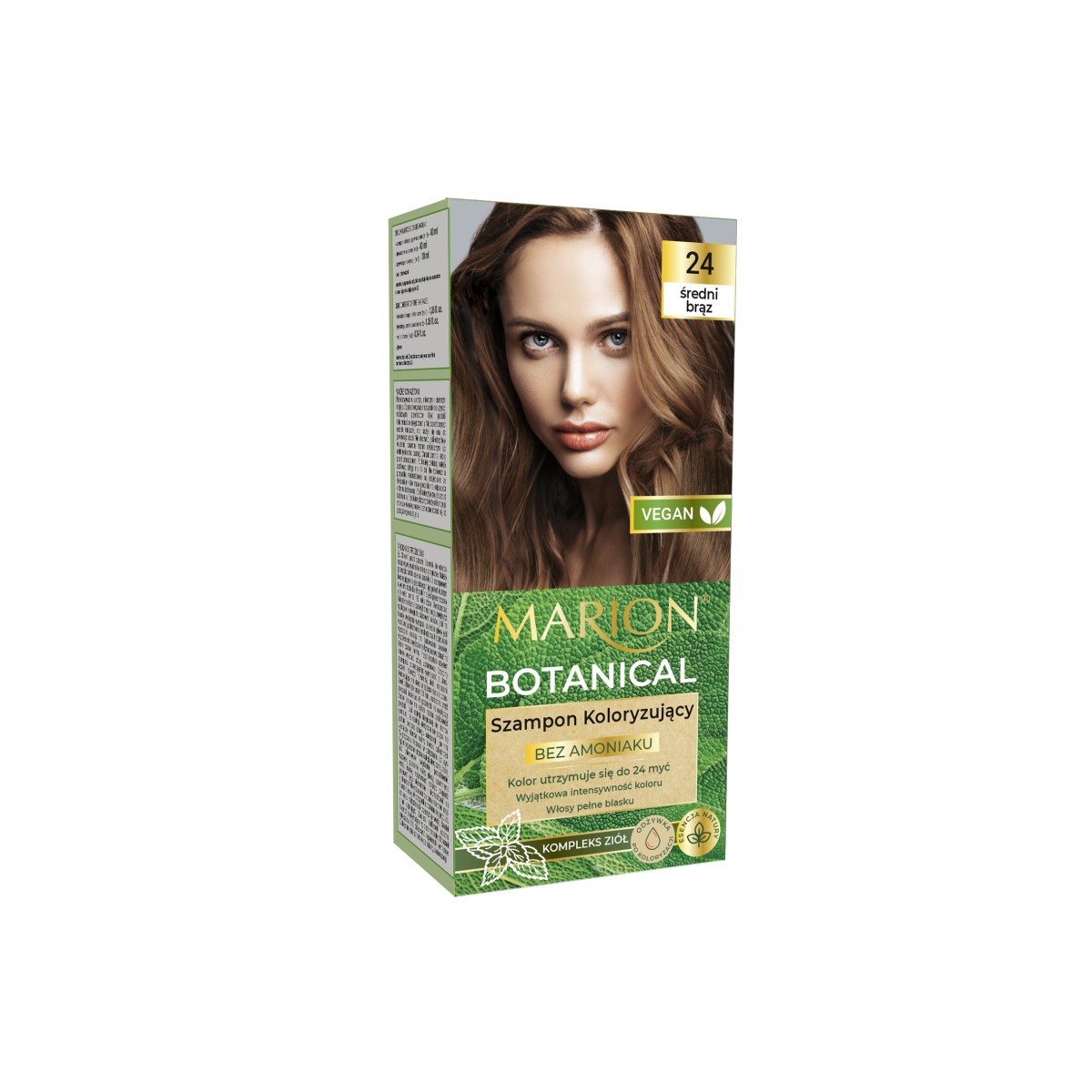 29105761675170108 Botanical szampon koloryzujący bez amoniaku 24 Średni Brąz 90ml - obrazek 1