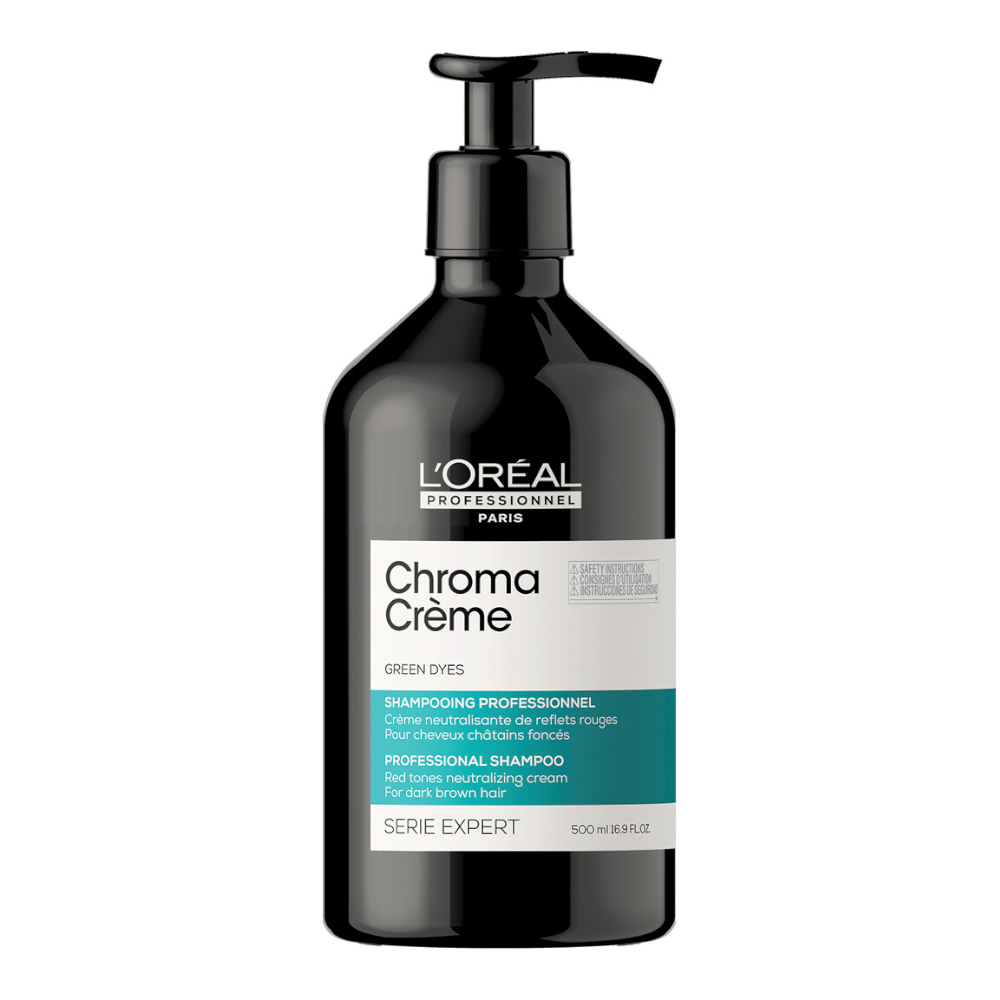 29139781659931387 Serie Expert Chroma Creme Matte Shampoo kremowy szampon do neutralizacji czerwonych tonów na ciemnych brązach 500ml - obrazek 1