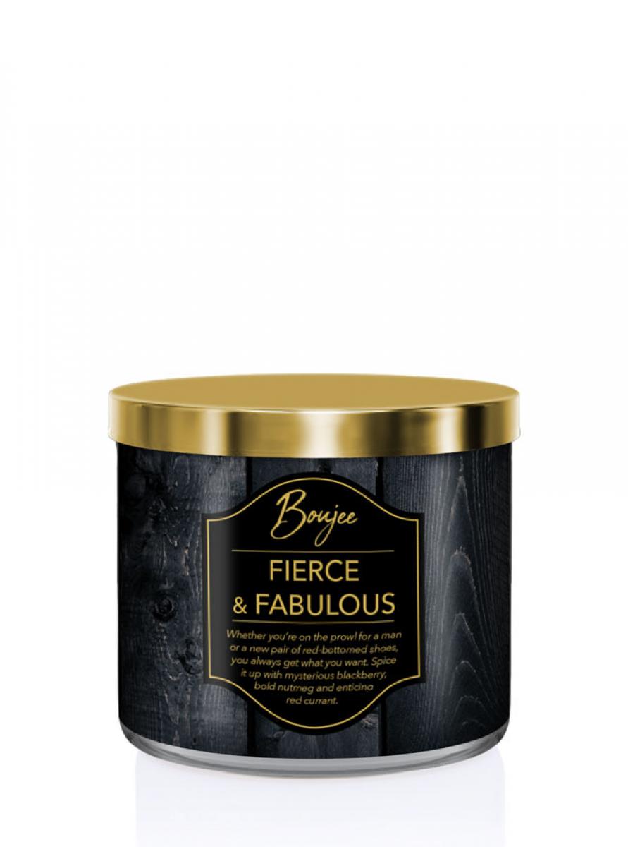 29157351600155318 Boujee świeca zapachowa z trzema knotami Fierce & Fabulous 411g - obrazek 1
