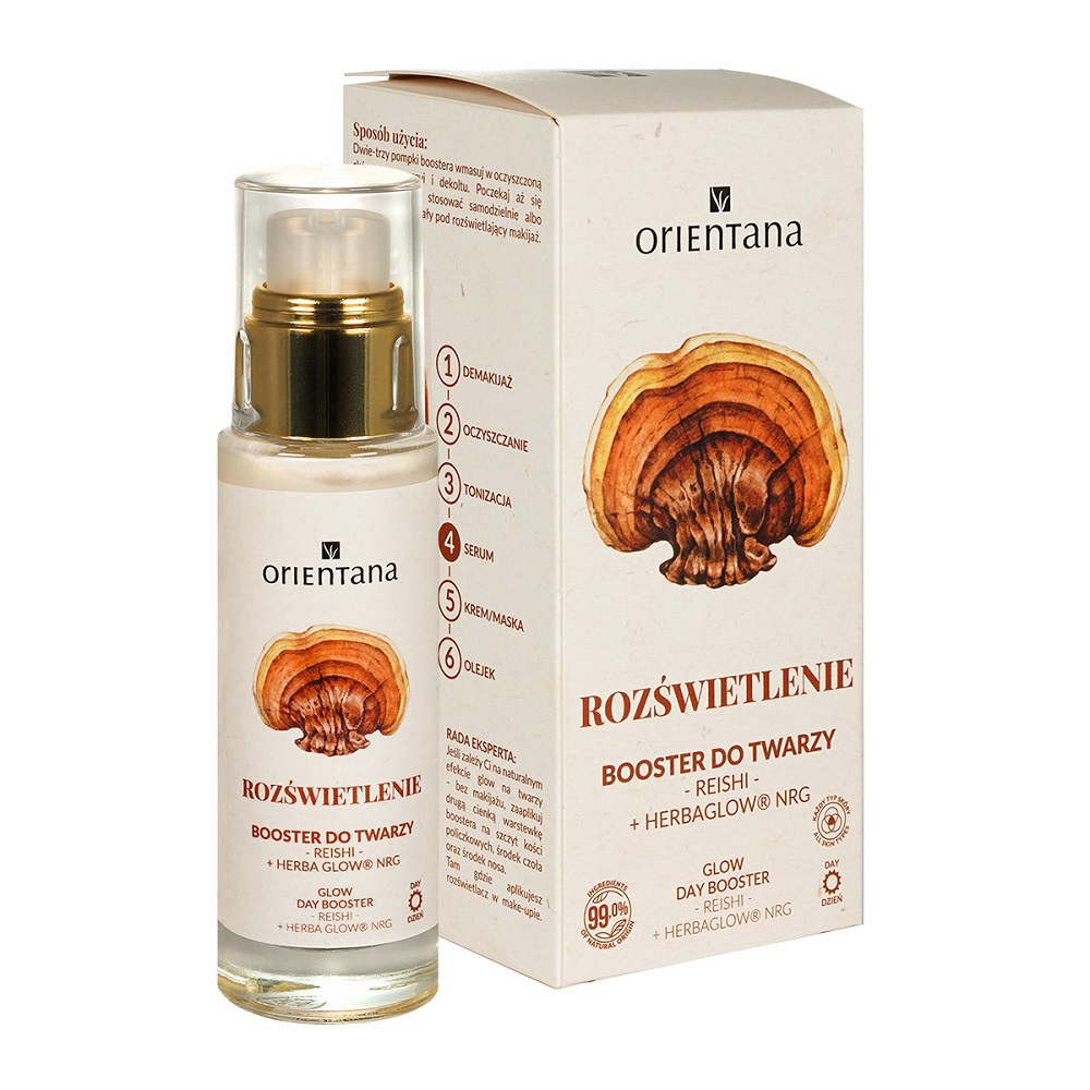 2920681753776950 Booster rozświetlający do twarzy Reishi i HerbaGlow 30ml - obrazek 1
