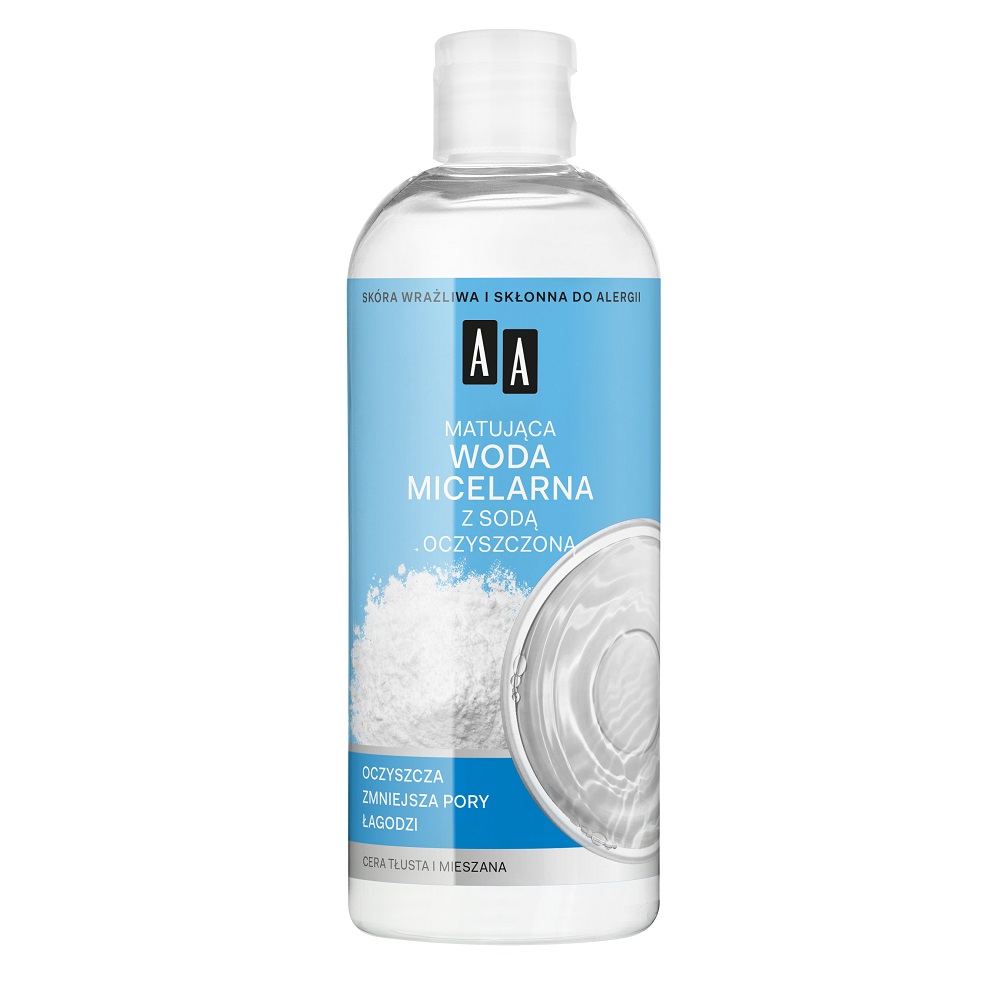 29236911596193040 Skin Food matująca woda micelarna z sodą oczyszczoną do cery tłustej i mieszanej 400ml - obrazek 1